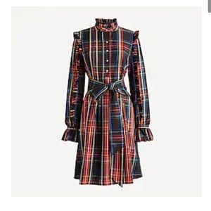 NWT JCrew Plaid tartan Dress